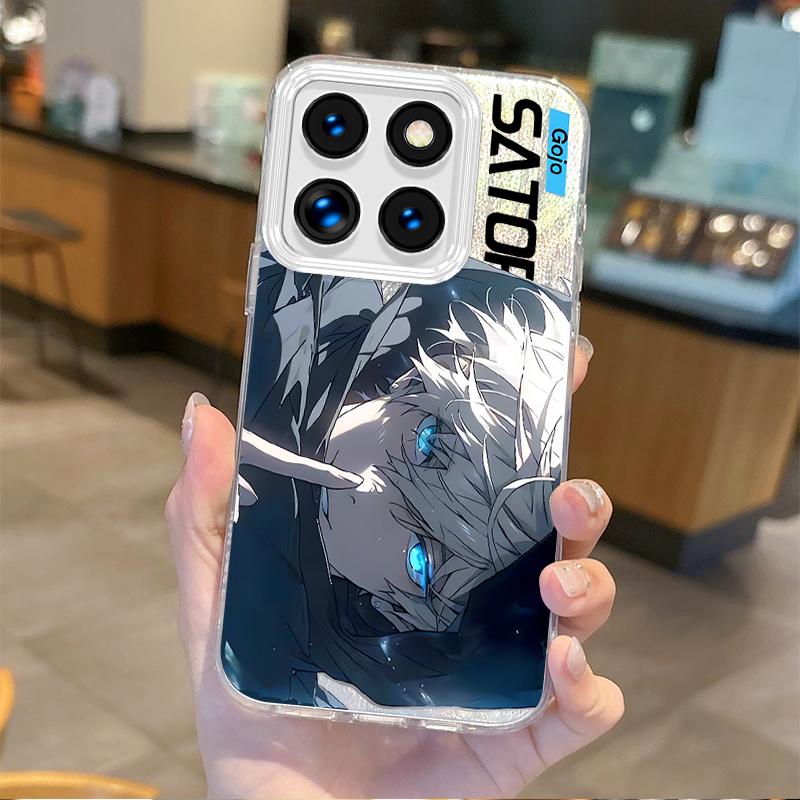 

Чехол для телефона Jujutsu Kaisen Сатору Годжо Аниме Крутой для Xiaomi Poco X6 X3 F6 M6 M4 Pro C61 13T 11 Lite Ударопрочный Матовый Задний XIAOMI Poco X6 Pro