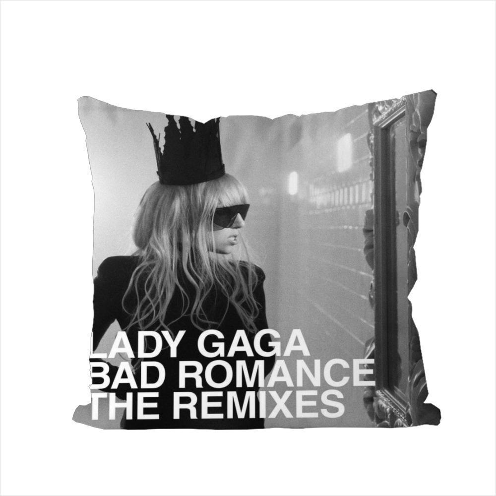 

Singer Lady Gaga Pillow Case For Car Sofa Decorative Home Doublesided Print Plush Square Throw Pillow Cushion Cover 30x30cm