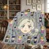 JoJos Bizarre Adventure Bedruckte Flanelldecke Warm Bequem, Für Schlafzimmer, Sofas, Reisen -HE31
