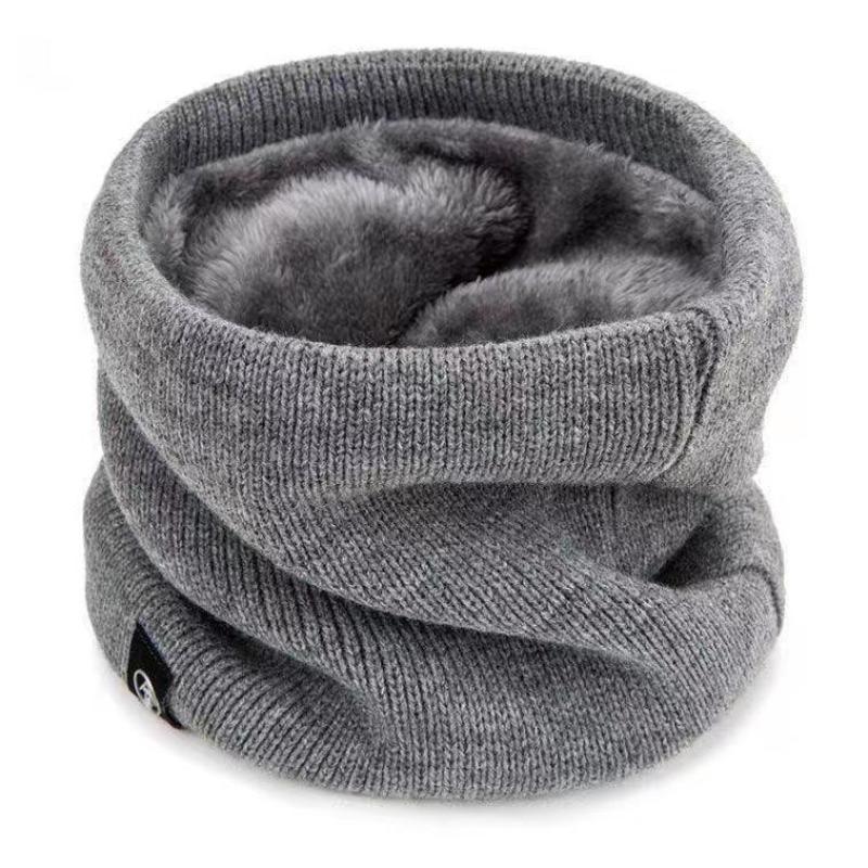 Knitted Scarf, Winter Fleece Thickened Neck Guard, Warm Cycling Cold-proof Face Mask, Scarf