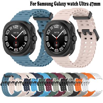 Mode Sport Silikon Klockarmband För Samsung Galaxy watch Ultra 47mm Smartwatch Band Armband bälte Armband Ultra 47mm Armband