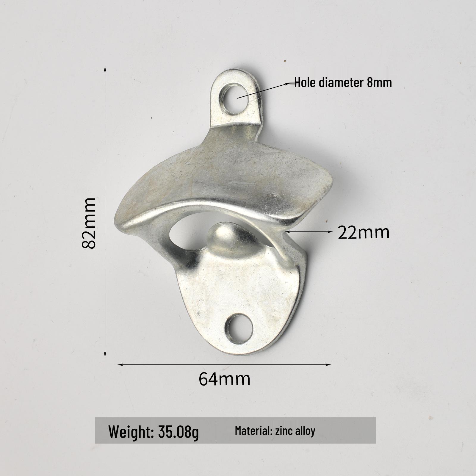 

Retro Green Bronze Wall-Mounted Zinc Alloy Beer Bottle Opener