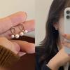 2024 Trendy Simple Pearl Stud Earrings: Light Luxury, Niche Design, Stylish Ins Style