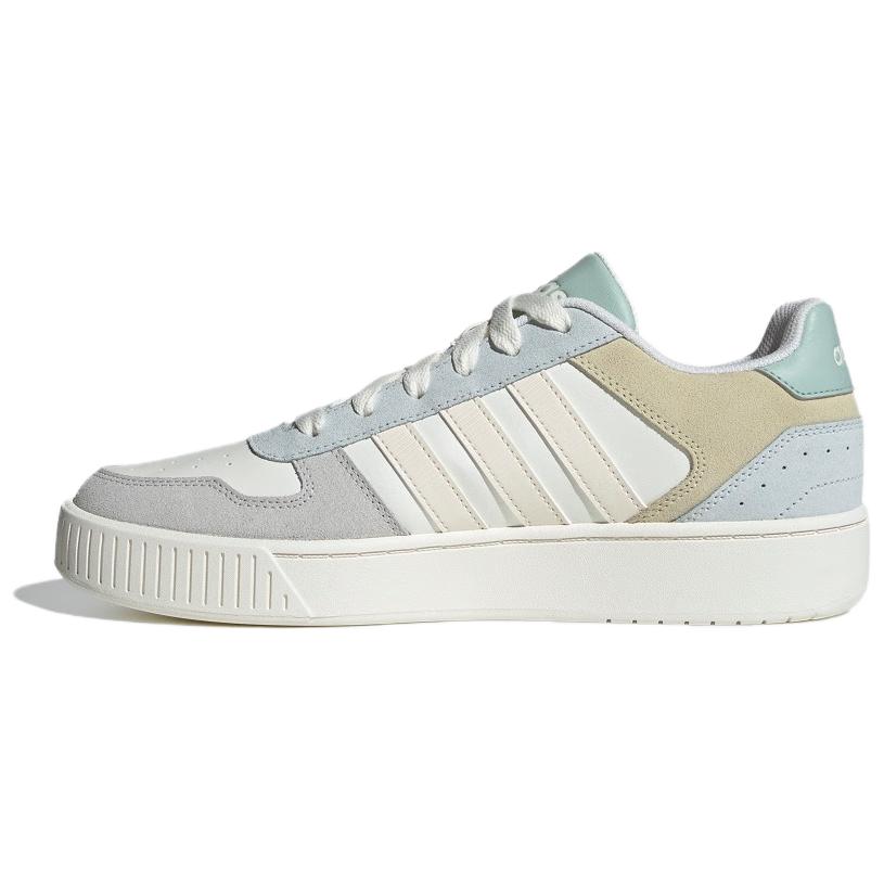 Adidas Neo D-Pad Comfortable Low-Top Skate Shoes Unisex Skate Shoes White Gray JI2549