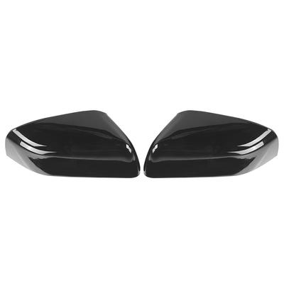 2pcs Rearview Mirror Cover Caps Glossy Black Fit for Land Rover Range Rover SportLR2LR4