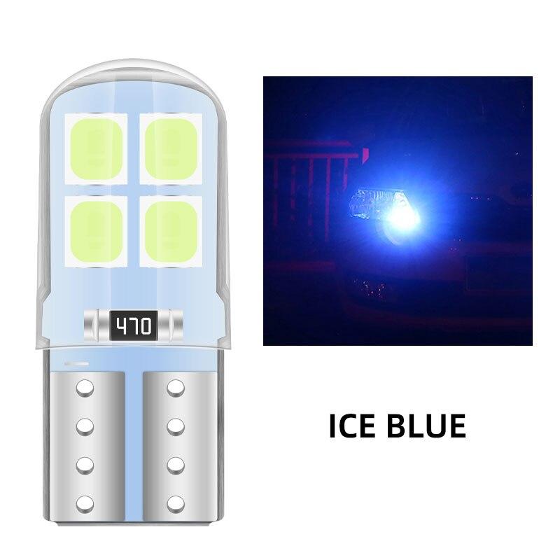 10x 3030 8SMD W5W T10 LED Bulbs 168 194 Led NoError Car Interior License Plate Dome Reading Light