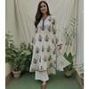 Hand Block Printed Women's Kurti Pant Set Paksiatni Designer Ethnic Kurta Set