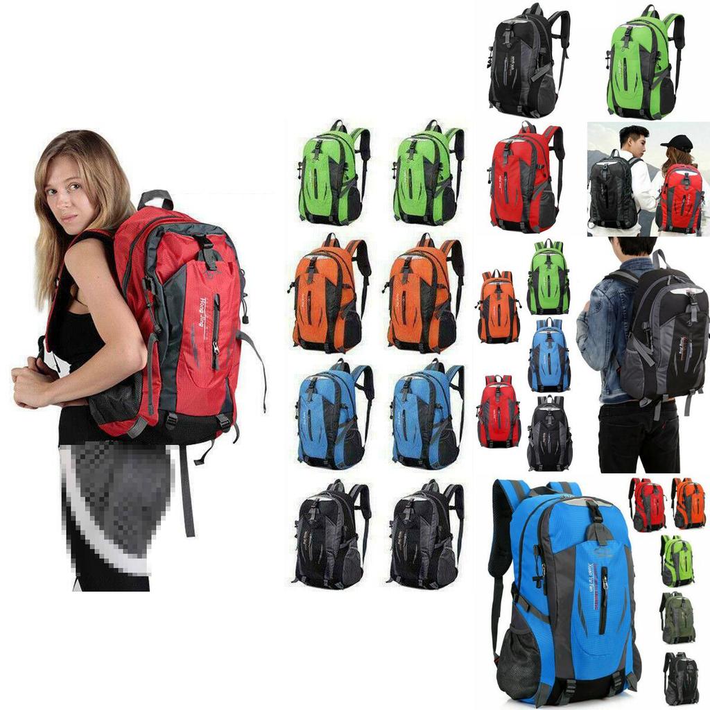40l Travel Large Rucksack Outdoor Waterproof Hiking Camping Bag Luggage Backpack