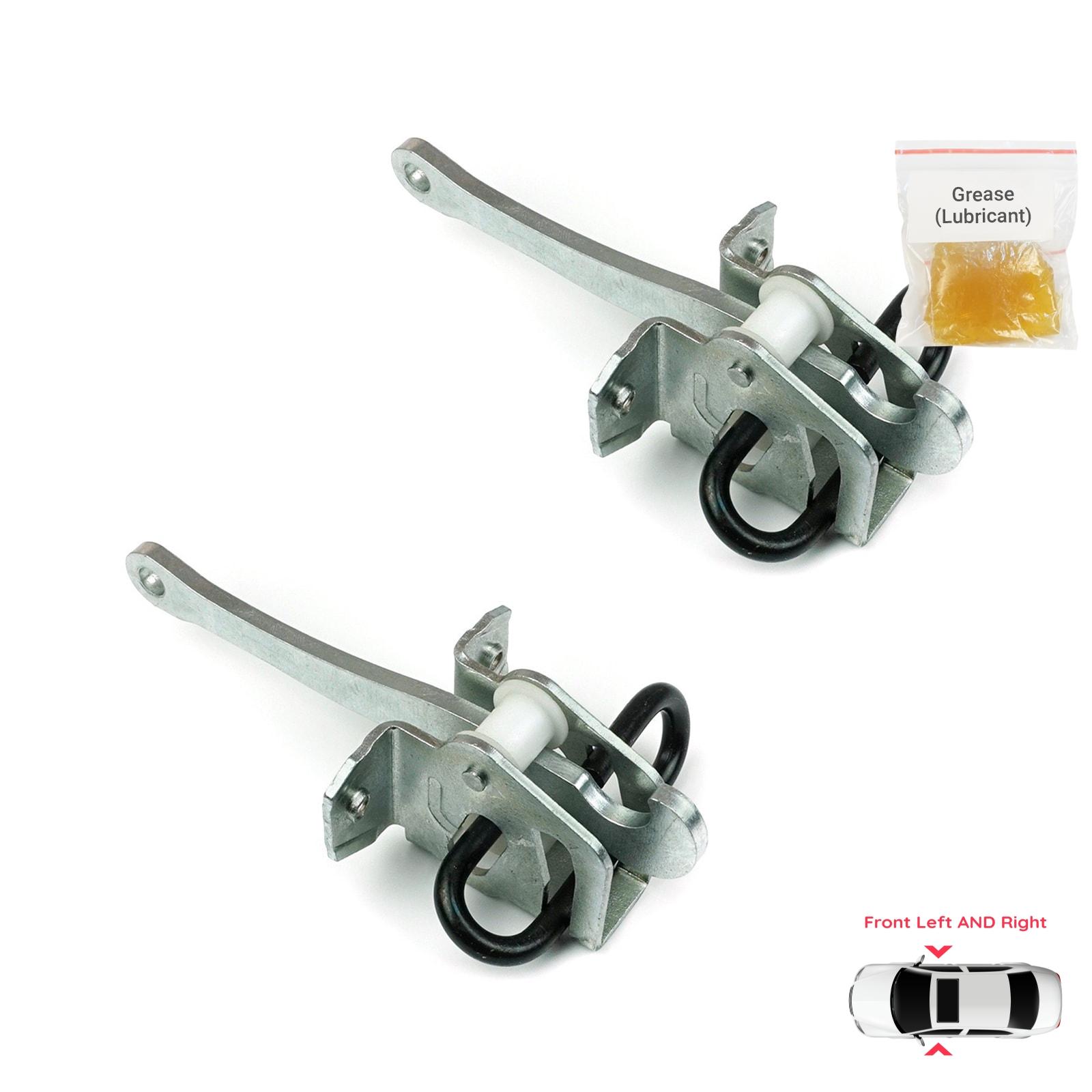 

BDP1065-1 2 Pieces Front Left AND Right Door Catch Hinge Brake Stop Check Strap Limiter Lever Arm for BMW 5 Series E34 7 Series E32 51218155698