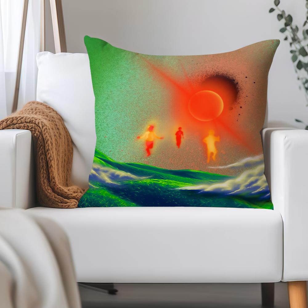 Rap Singer K-kanye W-west Bully Pillow Case Applicable Space For Guest Rooms Interiors Cars Office House Decoration