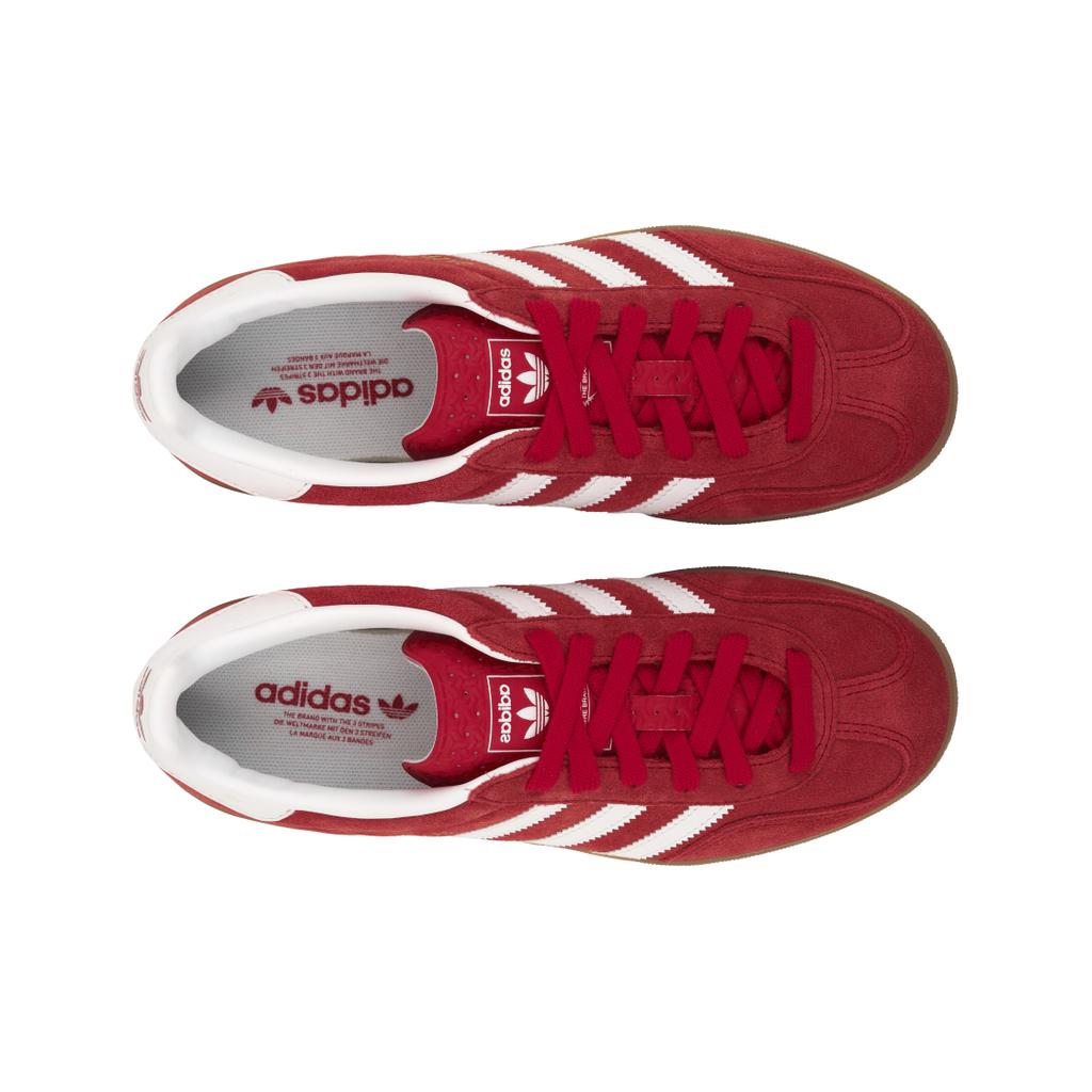 adidas Gazelle Indoor Better Scarlet Gum Herren Sneaker Rot Wolkenweiß JI2063