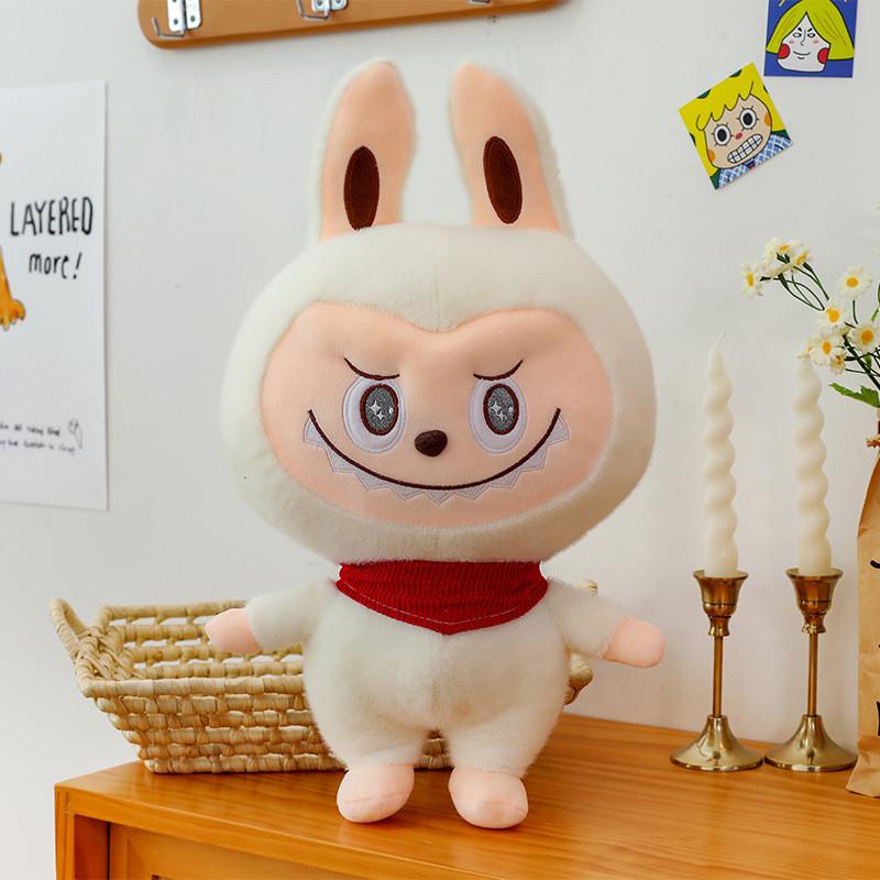 

Multi Rabbit Colored Plush Toy Cartoon Stuffed Doll Decoration Gift Kids 35cm бежевий