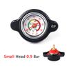 Car Motorcycle Styling Thermo Radiator Cap Tank Cover Water Temperature Gauge with Utility Safe 0.9 Bar/ 1.1 Bar/1.3 Bar