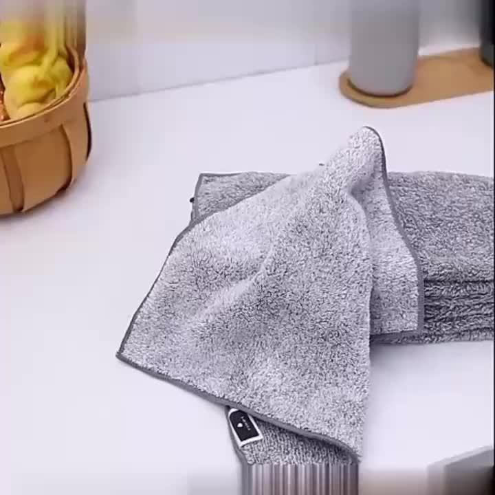 20/10pcs Durable Microfiber Cleaning Cloth - Super Absorbent, Quick-Drying, No Scratches, Reusable and Machine Washable for Home Kitchen Hotel