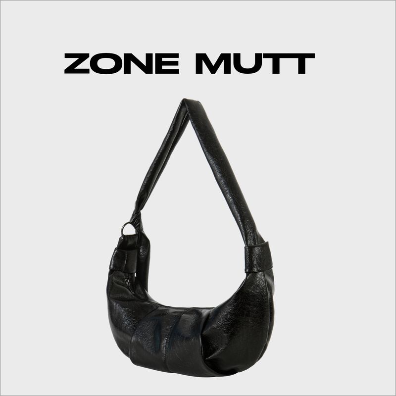 Le Amo Casual Сборчатое На одно плечо 4 цвета Круассан Carbon Black