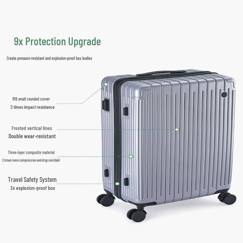 OIWAS Durable Hard-Shell Spinner Suitcase 24 Inch