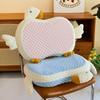 Adorable Summer Ice Silk Plush Goose Pillow Soft Support Cushion For Kids And Office