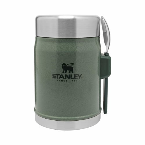 Stanley The Legendary Food Jar + Spork, 14 Oz., Hammertone Green