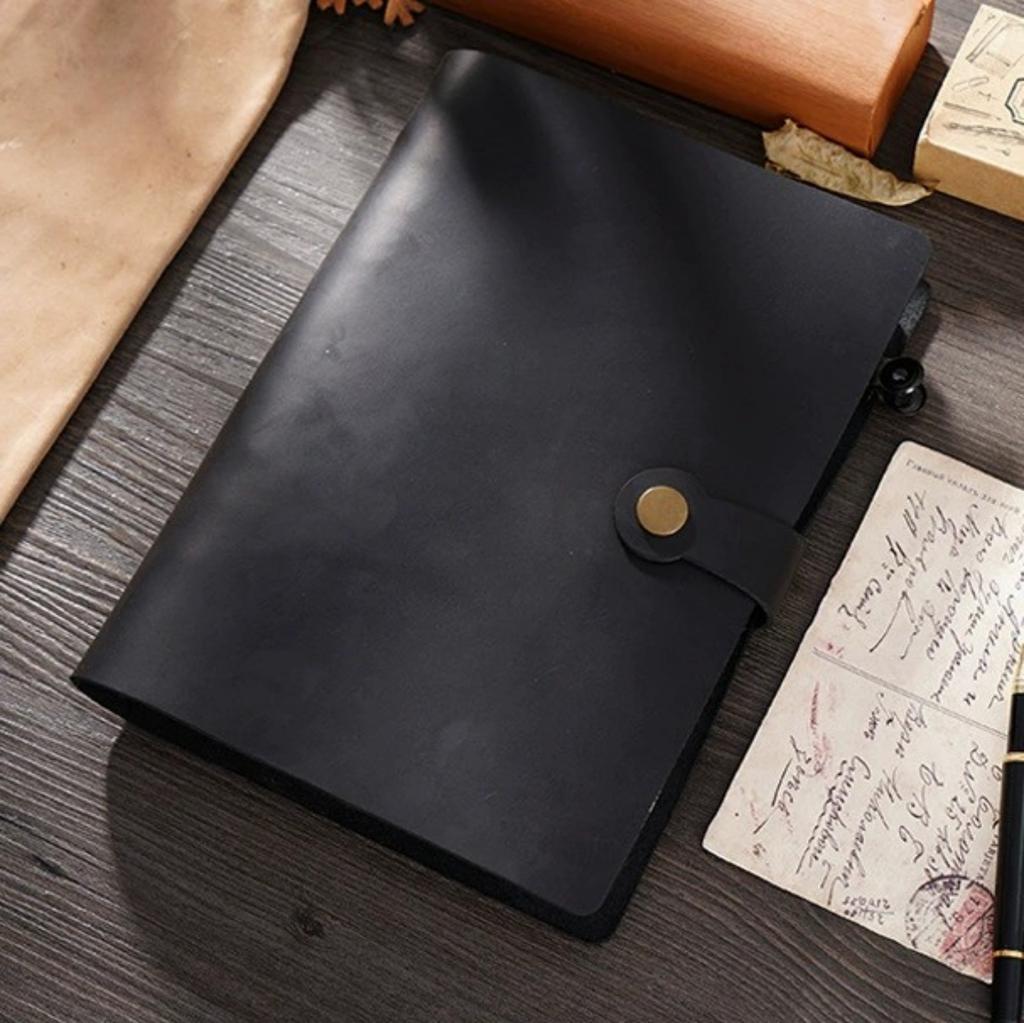 Vintage A5 Notebooks & Journal, Soft Leather Notepad Cover With Insert Paper, Handmade Sketchbook Diary School Office Stationery