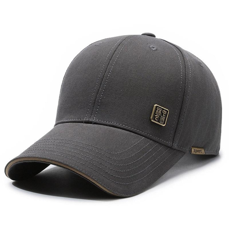 

Весенне-осенняя бейсбольная кепка, уличная мужская кепка, дорожная шляпа Snapback, шляпа с солнцезащитным козырьком, шляпа для рыбалки, козырек серый