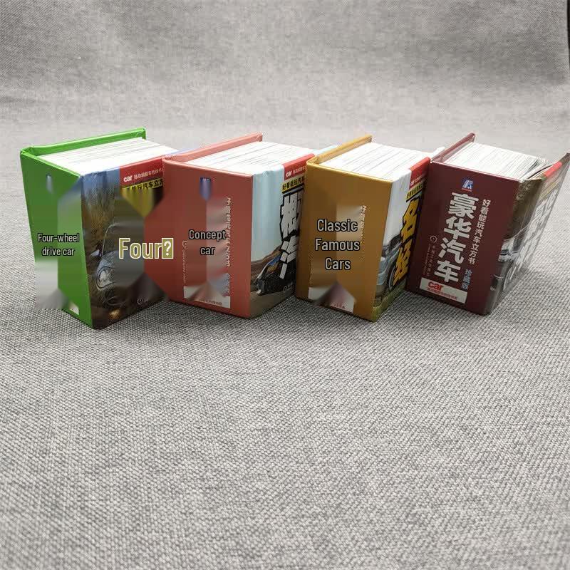 Interaktives Auto-Würfelbuch-Set