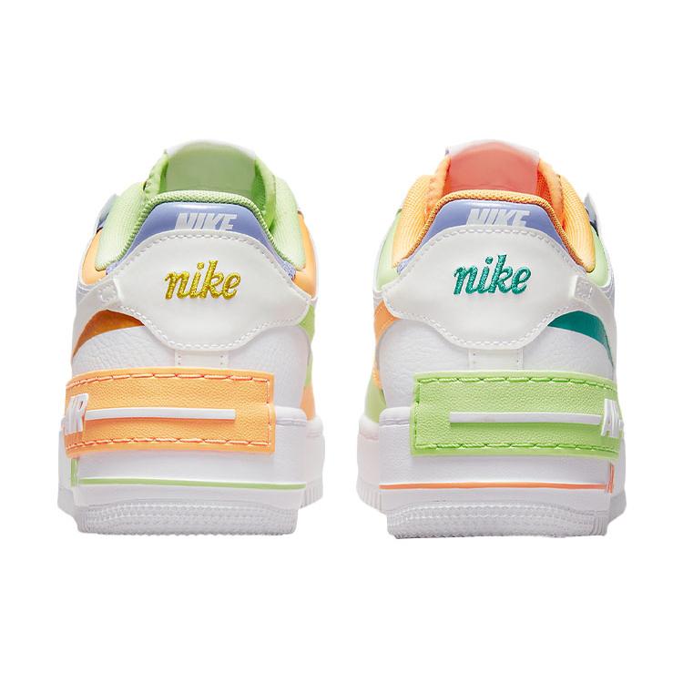 Nike Air Force 1 Low Shadow Bianco Crema di Pesca Lime Donna DX3718-100