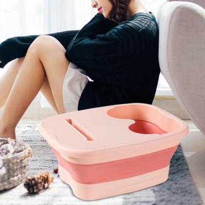 Collapsible Foot Soak Tub Bath Professional with Lid Multifunction Space Saving SPA