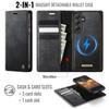 Voor Samsung Galaxy S23 FE Hoesje CASEME C49 Magnetisch Hoesje RFID-blokkerend Afneembare Portemonnee Lederen Telefoonhoes