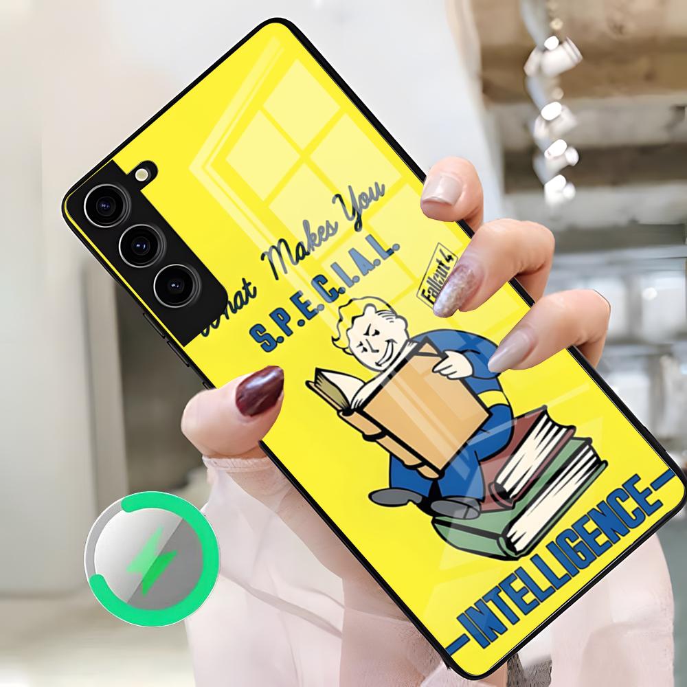 F-Fallouts Vault Phone Case For Samsung S26 Ultra S25 Edge S23 S22 S21 S20 Ultra Plus S24 Fe A25 Magnetic Glass Cover