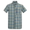 Regatta Mens Checked Insect Repellent Short-Sleeved Travel Shirt