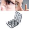 Contact Lens Case Kit Transparent Protective Portable Plastic Contact Lenses Storage Container for Women Girls