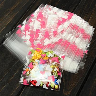 100PCS Cupcake Plastic Mini Wrapping Bag Self Adhesive Candy Package Cookies Opp