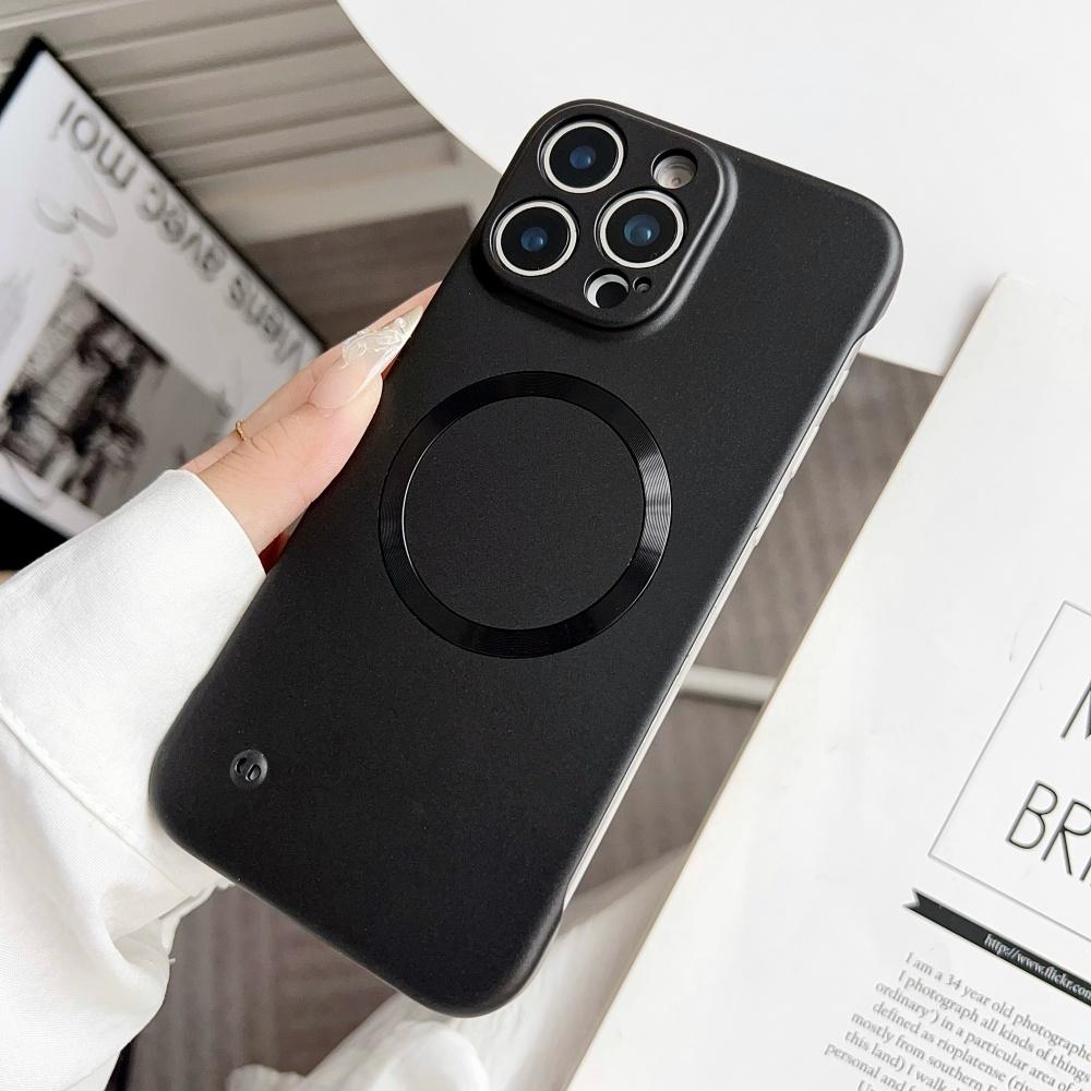 For Magsafe Frameless Magnetic Case For iPhone 16 Pro Max Plus iPhone16Pro Max 16E 5G Wireless Charging Hard Back Cover