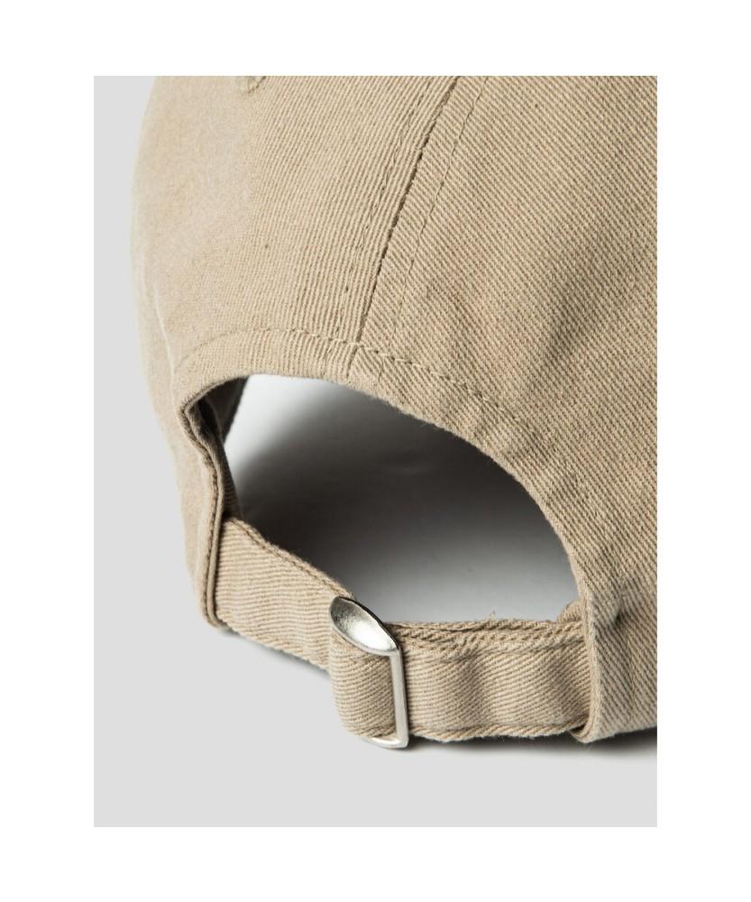 Saendeusaundeu (Unisex) Original Big Logo Cap Sand Beige