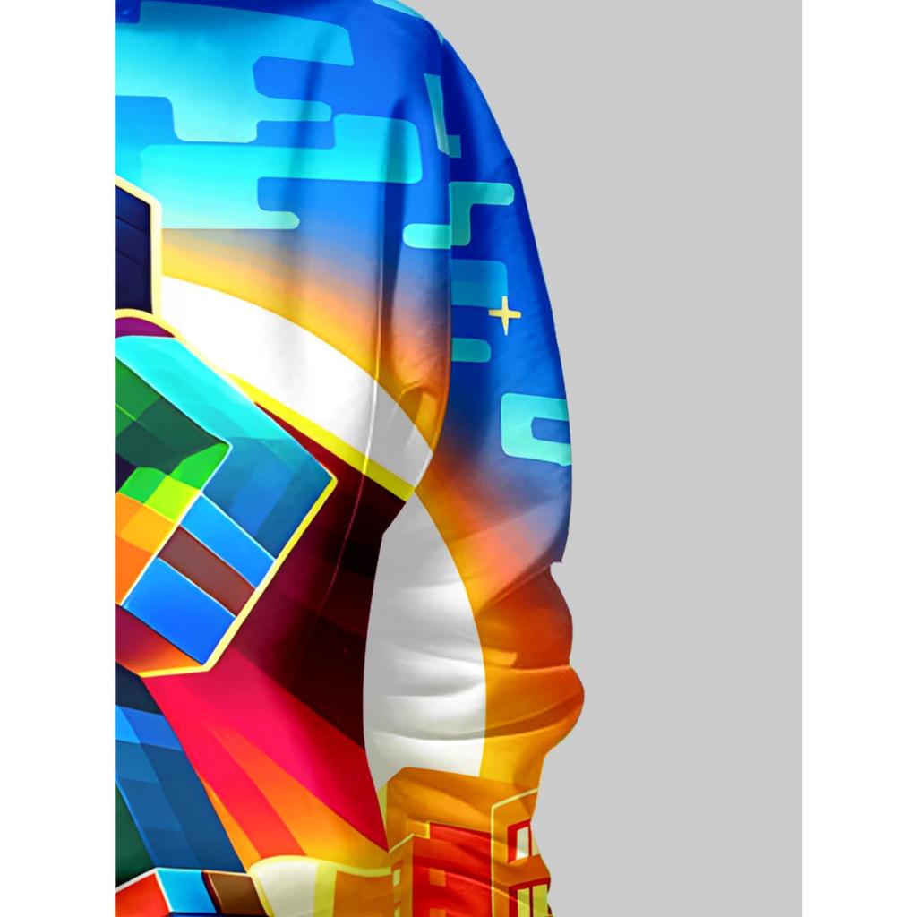 New Anime Hoodie, Cartoon Children's Clothing for Boys and Girls, Long-sleeved Autumn Clothing, Suitable for Children Aged 5-14