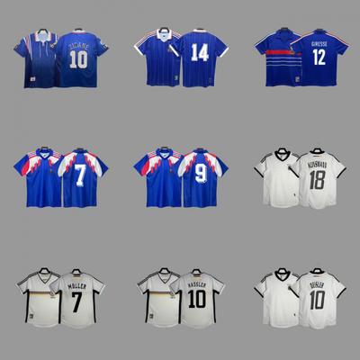 France England Germany Retro Jersey Football Jersey Classic Nostalgic Replica Thai Jersey Game Training Jersey