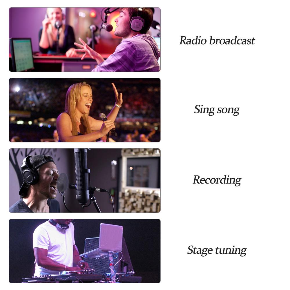 Přenosný 4kanálový BT zvukový mixážní pult Digitální zvukový mixážní pult Vestavěné efekty Reverb pro