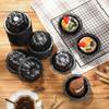 4 Pcs Carbon Steel Fluted Cake Mold Nonstick Muffin Cups Round Mini Cake Pan  Brownie