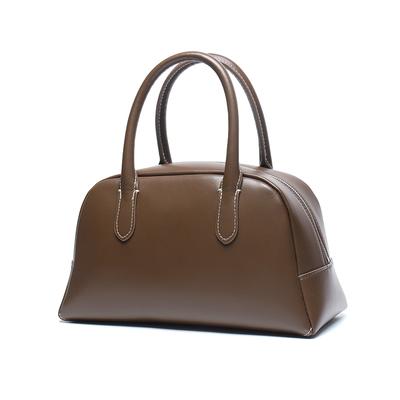 Niche Boston Pillow Bag Retro Leather Women'S Bag Handbag Women'S Cowhide Shoulder Messenger Bag