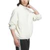 adidas Stand Collar Windproof Casual Warm Jacket Unisex Apricot White