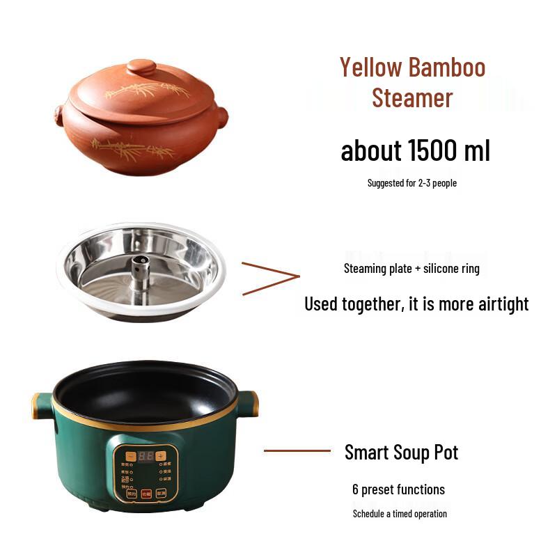 Lilang Ceramic Steam Pot Set