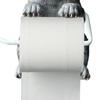 Katt Toalettpappershållare Katt Toalettpappersrullehållare Väggmonterad Rullställ Söt Dispenser för Sovsal Hem Husbil Toalett Resa Kök
