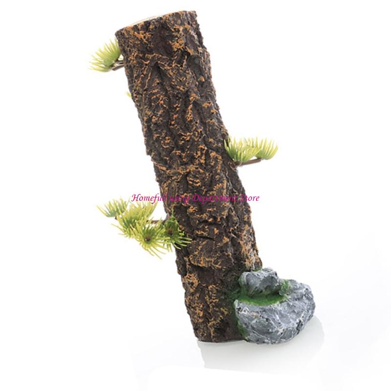 Fish Tanks Stump Plant Artificial Trunk Crafts Simulation Landscape Trunk Plant Landscaping Decorative Plant
