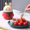 Automatic -Up Toothpick Holder Plastic Toothpick Dispenser Rabbit Toothpick Box  Living Room
