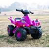 6V Kids Ride-On ATV, Electric Quad with Music, Battery-Powered 4 Wheeler for Toddlers & Children, Magenta