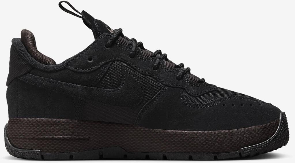 Nike Air Force 1 Wild Women (FB2348) черный/бархатный коричневый/кедровый/черный