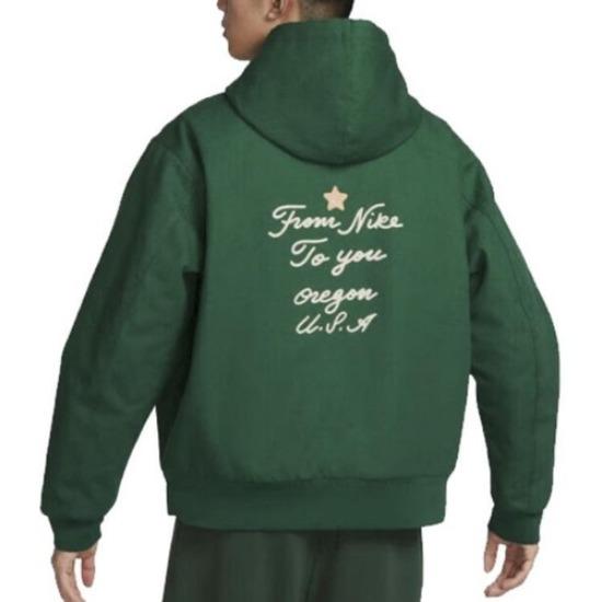 Nike Alphabet Print Casual Hooded Jacket FV8454-341