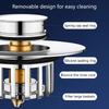 Enhances Double  Function Bathtubs Plug & Strainer Popup Styles 2 In 1 Bath Tub Drain Plug And Hair Collector Popup Stop