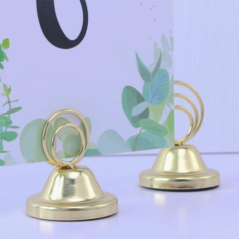 1Pcs Table Number Holders 5.5*5cm Hemispherical Tower Shaped Card Clips for Christmas Thanksgiving Dinner Decor