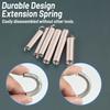 For Home Repairs 200Pcs/set Spring Assortment Kit 20 Sizes Galvanized Steel Compression Springs Mechanical Extension Springs Set